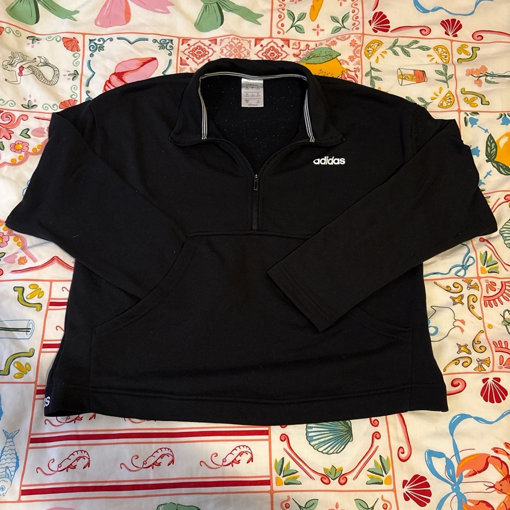 Adidas Black Crop Top